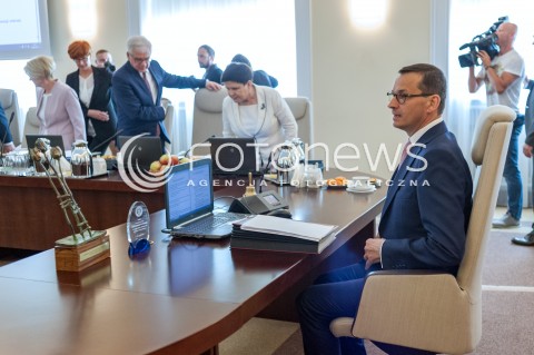 Posiedzenie Rady Ministrów w Warszawie