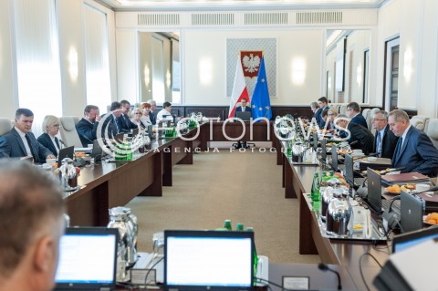  20.06.2018 WARSZAWA<br />POSIEDZENIE RADY MINISTROW<br />N/Z RADA MINISTROW SALA OBRAD WIDOK VIEW PREMIER MATEUSZ MORAWIECKI<br /> 