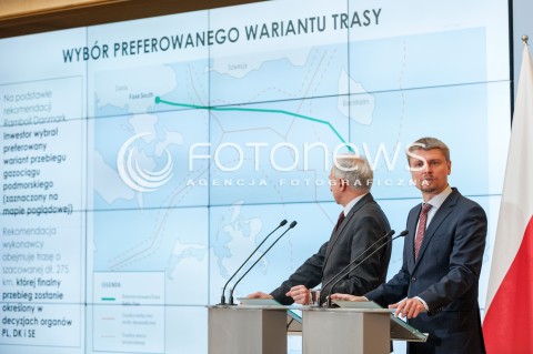  20.06.2018 WARSZAWA<br />KONFERENCJA NA TEMAT GAZOCIAGU BALTIC PIPE<br />N/Z PIOTR NAIMSKI TOMASZ STEPIEN<br /> 