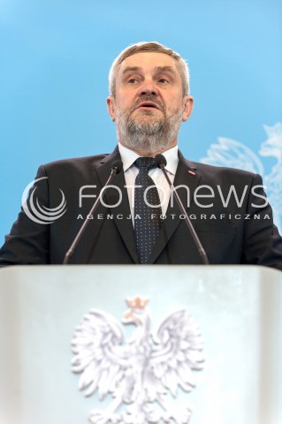  20.06.2018 WARSZAWA<br />KONFERENCJA PREMIERA I MINISTRA ROLNICTWA NA TEMAT SUSZY<br />N/Z JAN ARDANOWSKI<br /> 