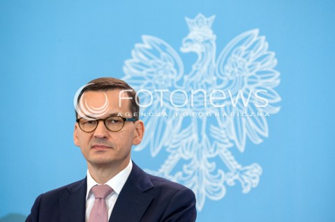  20.06.2018 WARSZAWA<br />KONFERENCJA PREMIERA I MINISTRA ROLNICTWA NA TEMAT SUSZY<br />N/Z PREMIER MATEUSZ MORAWIECKI<br /> 