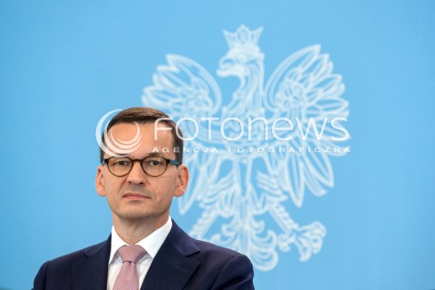  20.06.2018 WARSZAWA<br />KONFERENCJA PREMIERA I MINISTRA ROLNICTWA NA TEMAT SUSZY<br />N/Z PREMIER MATEUSZ MORAWIECKI<br /> 