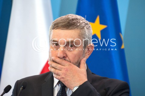  20.06.2018 WARSZAWA<br />KONFERENCJA PREMIERA I MINISTRA ROLNICTWA NA TEMAT SUSZY<br />N/Z JAN ARDANOWSKI<br /> 