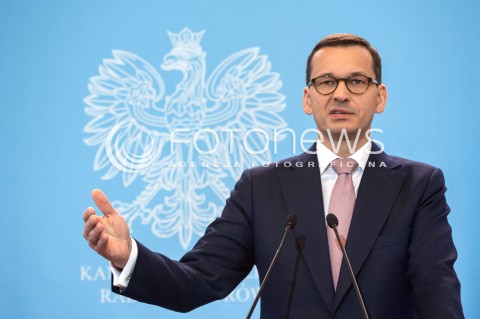  20.06.2018 WARSZAWA<br />KONFERENCJA PREMIERA I MINISTRA ROLNICTWA NA TEMAT SUSZY<br />N/Z PREMIER MATEUSZ MORAWIECKI<br /> 
