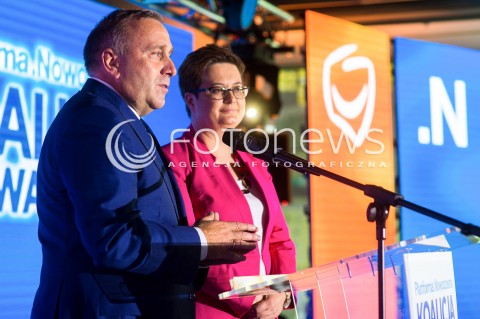  23.06.2018 GDANSK<br />PREZENTACJA KANDYDATA NOWOCZESNEJ I PLATFORMY OBYWATELSKIEJ NA PREZYDENTA MIASTA GDANSK <br />N/Z GRZEGORZ SCHETYNA KATARZYNA LUBNAUER<br /> 