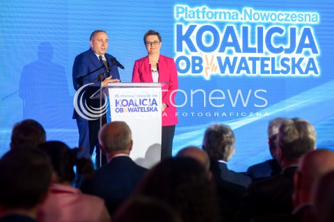  23.06.2018 GDANSK<br />PREZENTACJA KANDYDATA NOWOCZESNEJ I PLATFORMY OBYWATELSKIEJ NA PREZYDENTA MIASTA GDANSK <br />N/Z GRZEGORZ SCHETYNA KATARZYNA LUBNAUER<br /> 