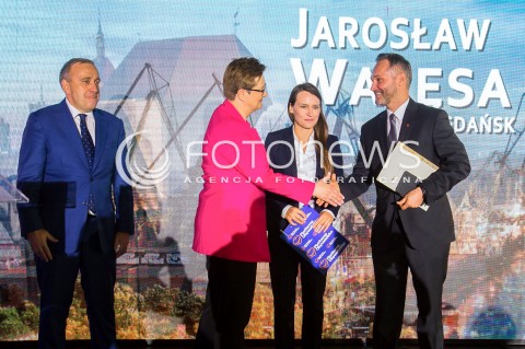  23.06.2018 GDANSK<br />PREZENTACJA KANDYDATA NOWOCZESNEJ I PLATFORMY OBYWATELSKIEJ NA PREZYDENTA MIASTA GDANSK <br />N/Z GRZEGORZ SCHETYNA KATARZYNA LUBNAUER AGNIESZKA POMASKA JAROSLAW WALESA<br /> 