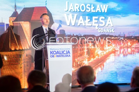  23.06.2018 GDANSK<br />PREZENTACJA KANDYDATA NOWOCZESNEJ I PLATFORMY OBYWATELSKIEJ NA PREZYDENTA MIASTA GDANSK <br />N/Z JAROSLAW WALESA<br /> 