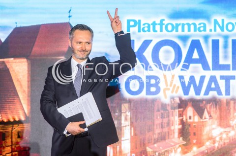  23.06.2018 GDANSK<br />PREZENTACJA KANDYDATA NOWOCZESNEJ I PLATFORMY OBYWATELSKIEJ NA PREZYDENTA MIASTA GDANSK <br />N/Z JAROSLAW WALESA PORTRET<br /> 