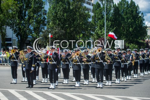 24.06.2018 GDYNIA<br />SWIETO MARYNARKI WOJENNEJ RP Z UDZIALEM PREZYDENTA ANDRZEJA DUDY <br />N/Z DEFILADA ZOLNIERZY<br /> 