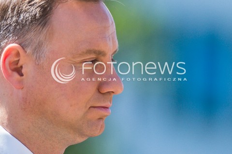  24.06.2018 GDYNIA<br />SWIETO MARYNARKI WOJENNEJ RP Z UDZIALEM PREZYDENTA ANDRZEJA DUDY <br />N/Z PREZYDENT RP ANDRZEJ DUDA PORTRET<br /> 