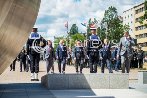  24.06.2018 GDYNIA<br />SWIETO MARYNARKI WOJENNEJ RP Z UDZIALEM PREZYDENTA ANDRZEJA DUDY <br />N/Z MARIUSZ BLASZCZAK PREZYDENT RP ANDRZEJ DUDA WOJCIECH SZCZUREK<br /> 