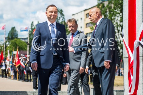  24.06.2018 GDYNIA<br />SWIETO MARYNARKI WOJENNEJ RP Z UDZIALEM PREZYDENTA ANDRZEJA DUDY <br />N/Z PREZYDENT RP ANDRZEJ DUDA USMIECH MARIUSZ BLASZCZAK<br /> 