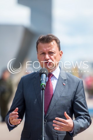  24.06.2018 GDYNIA<br />SWIETO MARYNARKI WOJENNEJ RP Z UDZIALEM PREZYDENTA ANDRZEJA DUDY <br />N/Z MARIUSZ BLASZCZAK PORTRET<br /> 
