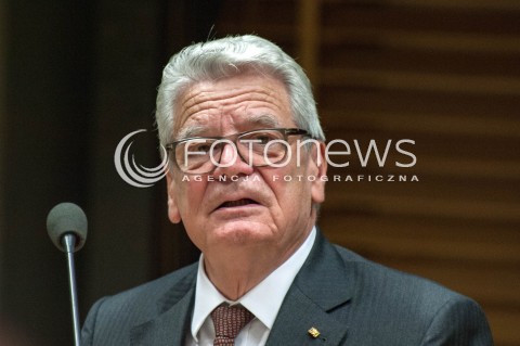  25.06.2018 WARSZAWA<br />KONFERENCJA NASZA EUROPA POKOJU I TOLERANCJI<br />N/Z JOACHIM GAUCK<br /> 