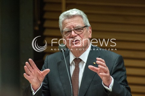  25.06.2018 WARSZAWA<br />KONFERENCJA NASZA EUROPA POKOJU I TOLERANCJI<br />N/Z JOACHIM GAUCK<br /> 