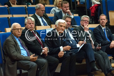  25.06.2018 WARSZAWA<br />KONFERENCJA NASZA EUROPA POKOJU I TOLERANCJI<br />N/Z ANDRZEJ ZOLL BOGDAN BORUSEWICZ ADAM DANIEL ROTFELD MARCIN PALYS JOACHIM GAUCK JERZY BUZEK<br /> 