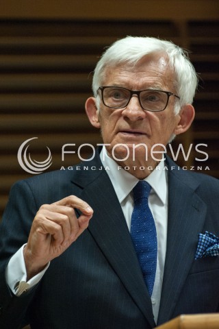  25.06.2018 WARSZAWA<br />KONFERENCJA NASZA EUROPA POKOJU I TOLERANCJI<br />N/Z JERZY BUZEK<br /> 