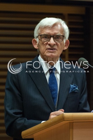  25.06.2018 WARSZAWA<br />KONFERENCJA NASZA EUROPA POKOJU I TOLERANCJI<br />N/Z JERZY BUZEK<br /> 