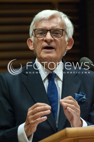  25.06.2018 WARSZAWA<br />KONFERENCJA NASZA EUROPA POKOJU I TOLERANCJI<br />N/Z JERZY BUZEK<br /> 