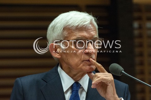  25.06.2018 WARSZAWA<br />KONFERENCJA NASZA EUROPA POKOJU I TOLERANCJI<br />N/Z JERZY BUZEK<br /> 