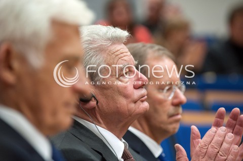  25.06.2018 WARSZAWA<br />KONFERENCJA NASZA EUROPA POKOJU I TOLERANCJI<br />N/Z JOACHIM GAUCK JERZY BUZEK MARCIN PALYS<br /> 