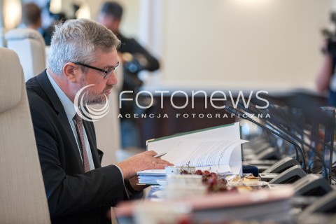  26.06.2018 WARSZAWA<br />POSIEDZENIE RADY MINISTROW<br />N/Z JAN KRZYSZTOF ARDANOWSKI<br /> 