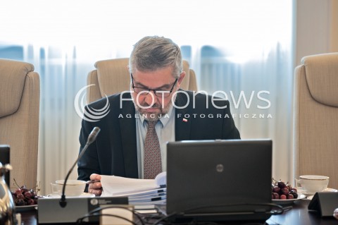  26.06.2018 WARSZAWA<br />POSIEDZENIE RADY MINISTROW<br />N/Z JAN KRZYSZTOF ARDANOWSKI<br /> 