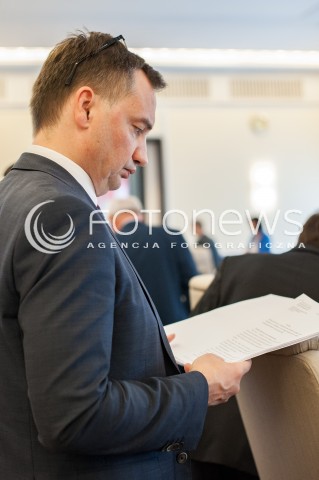  26.06.2018 WARSZAWA<br />POSIEDZENIE RADY MINISTROW<br />N/Z ZBIGNIEW ZIOBRO<br /> 