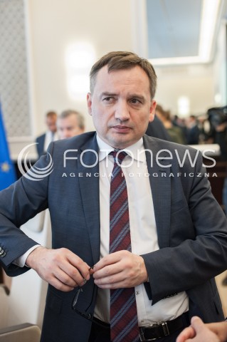  26.06.2018 WARSZAWA<br />POSIEDZENIE RADY MINISTROW<br />N/Z ZBIGNIEW ZIOBRO<br /> 