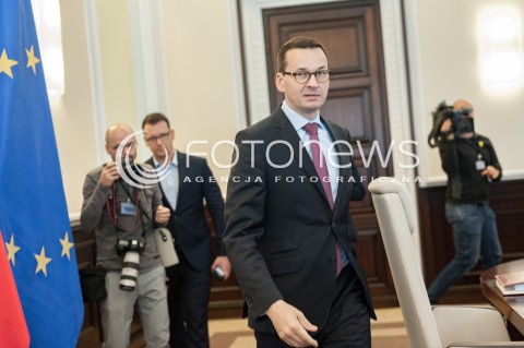  26.06.2018 WARSZAWA<br />POSIEDZENIE RADY MINISTROW<br />N/Z PREMIER MATEUSZ MORAWIECKI<br /> 