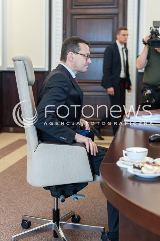  26.06.2018 WARSZAWA<br />POSIEDZENIE RADY MINISTROW<br />N/Z PREMIER MATEUSZ MORAWIECKI<br /> 