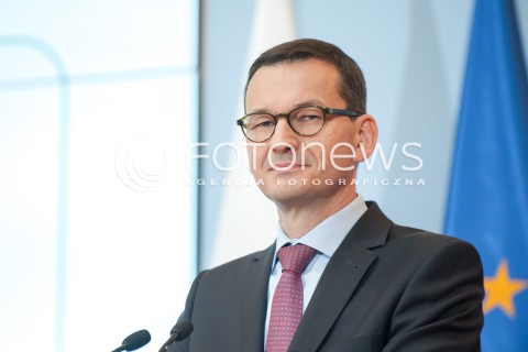  26.06.2018 WARSZAWA<br />KONFERENCJA ZMIANY LEGISLACYJNE W ZAKRESIE GOSPODAROWANIA ODPADAMI<br />N/Z PREMIER MATEUSZ MORAWIECKI<br /> 