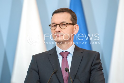  26.06.2018 WARSZAWA<br />KONFERENCJA ZMIANY LEGISLACYJNE W ZAKRESIE GOSPODAROWANIA ODPADAMI<br />N/Z PREMIER MATEUSZ MORAWIECKI<br /> 