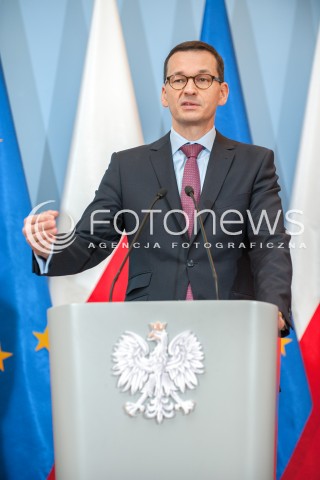  26.06.2018 WARSZAWA<br />KONFERENCJA ZMIANY LEGISLACYJNE W ZAKRESIE GOSPODAROWANIA ODPADAMI<br />N/Z PREMIER MATEUSZ MORAWIECKI<br /> 