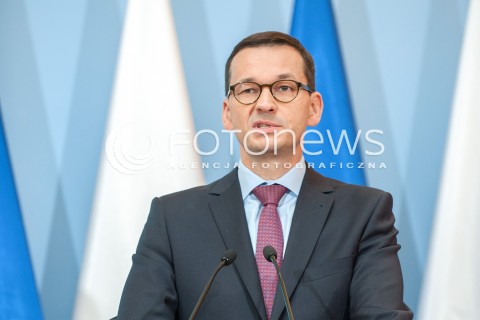  26.06.2018 WARSZAWA<br />KONFERENCJA ZMIANY LEGISLACYJNE W ZAKRESIE GOSPODAROWANIA ODPADAMI<br />N/Z PREMIER MATEUSZ MORAWIECKI<br /> 
