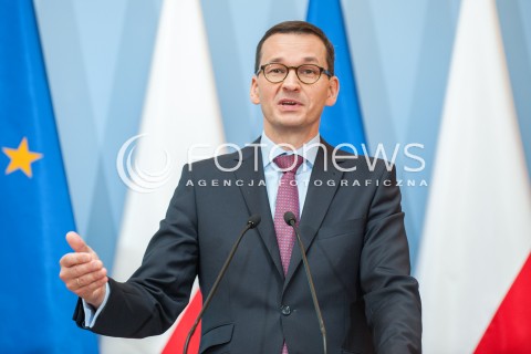  26.06.2018 WARSZAWA<br />KONFERENCJA ZMIANY LEGISLACYJNE W ZAKRESIE GOSPODAROWANIA ODPADAMI<br />N/Z PREMIER MATEUSZ MORAWIECKI<br /> 
