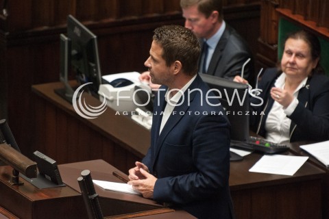  27.06.2018 WARSZAWA SEJM<br />POSIEDZENIE SEJMU<br />N/Z RAFAL TRZASKOWSKI<br /> 