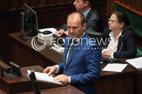  27.06.2018 WARSZAWA SEJM<br />POSIEDZENIE SEJMU<br />N/Z MAREK SOWA<br /> 