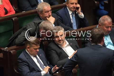  27.06.2018 WARSZAWA SEJM<br />POSIEDZENIE SEJMU<br />N/Z JAN KRZYSZTOF ARDANOWSKI<br /> 