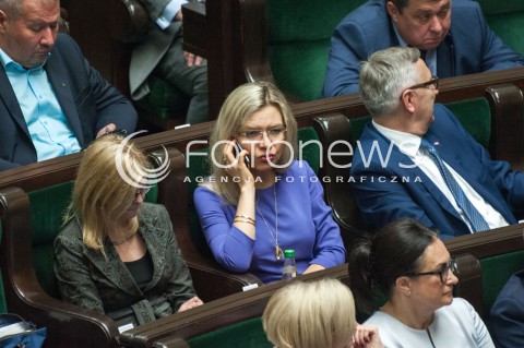  27.06.2018 WARSZAWA SEJM<br />POSIEDZENIE SEJMU<br />N/Z MALGORZATA WASSERMANN<br /> 