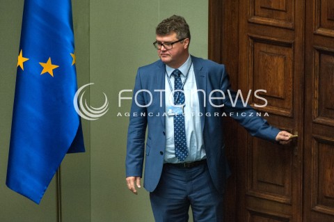  27.06.2018 WARSZAWA SEJM<br />POSIEDZENIE SEJMU<br />N/Z MACIEJ WASIK<br /> 