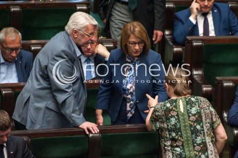  27.06.2018 WARSZAWA SEJM<br />POSIEDZENIE SEJMU<br />N/Z BEATA MAZUREK WITOLD WASZCZYKOWSKI KRYSTYNA PAWLOWICZ<br /> 
