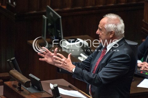  27.06.2018 WARSZAWA SEJM<br />POSIEDZENIE SEJMU<br />N/Z STEFAN NIESIOLOWSKI<br /> 