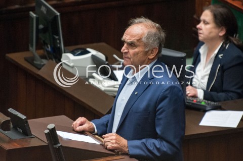  27.06.2018 WARSZAWA SEJM<br />POSIEDZENIE SEJMU<br />N/Z JOZEF LASSOTA<br /> 
