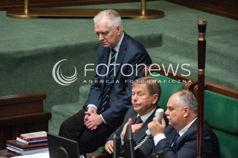  27.06.2018 WARSZAWA SEJM<br />POSIEDZENIE SEJMU<br />N/Z JAROSLAW GOWIN<br /> 