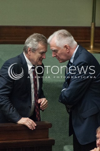  27.06.2018 WARSZAWA SEJM<br />POSIEDZENIE SEJMU<br />N/Z JAROSLAW GOWIN PIOTR GLINSKI<br /> 