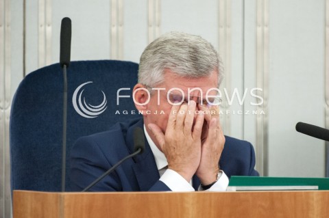  27.06.2018 WARSZAWA SEJM<br />POSIEDZENIE SEJMU<br />N/Z STANISLAW KARCZEWSKI<br /> 