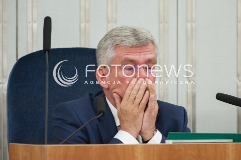  27.06.2018 WARSZAWA SEJM<br />POSIEDZENIE SEJMU<br />N/Z STANISLAW KARCZEWSKI<br /> 