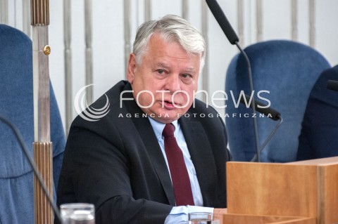  27.06.2018 WARSZAWA SEJM<br />POSIEDZENIE SEJMU<br />N/Z BOGDAN BORUSEWICZ<br /> 